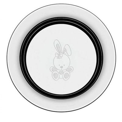Prato Infantil Tramontina Le Petit Coelhinho 23cm Em Aço Inox