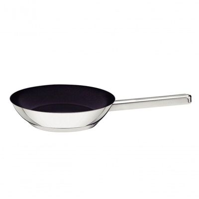 Frigideira Tramontina Ventura 24cm Em Inox Com Revestimento Interno Antiaderente