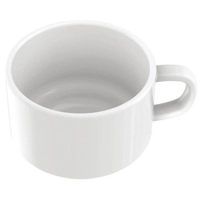 Jogo 12 Xicaras com Píres Porcelana 240ml Paola Tramontina Cozinha Servir Chá Café