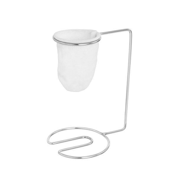 Coador de Café Individual Passador de Pano Suporte Cromado