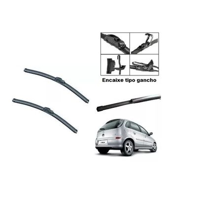 Kit Palheta Limpador Parabrisa Para-brisa Chevrolet Corsa Hatch 2002 à 2012
