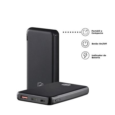 Carregador Portátil Powerfast - 20.000mAh - Gshield
