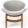 Poltrona Decorativa Orgânica Sala Living Kadosh L02 Bouclê Cinza - Lyam Decor