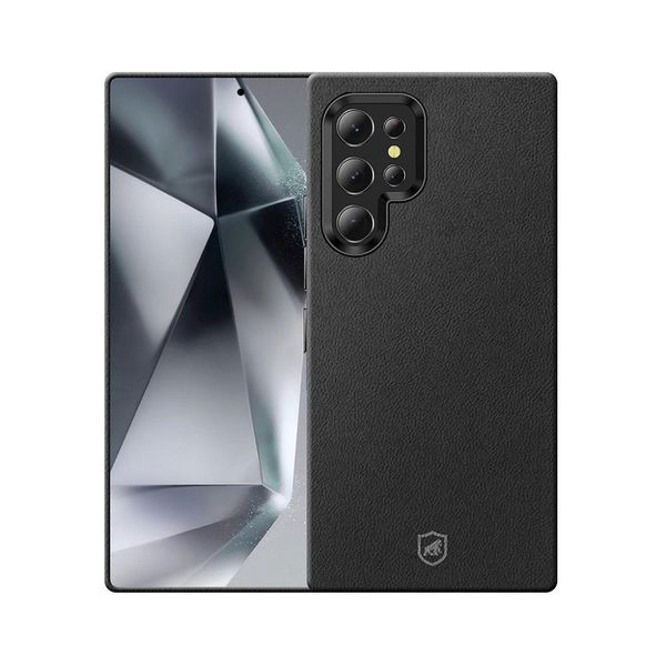 Capa para Samsung Galaxy S24 Ultra - Couro Dual Magsafe Preta - Gshield Capa para Samsung Galaxy S24 Ultra - Couro Dual Magsafe Preta - Gshield