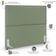 Cabeceira Box Casal Com Tachas 160 cm Vicenza L02 Bouclê Oliva - Lyam Decor