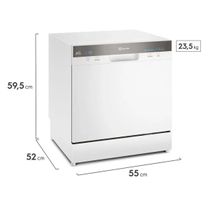 Lava-Louças Electrolux 8 Serviços Branco com Função Higienizar (LL08B)