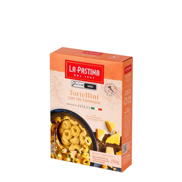 TORTELLINI LA PASTINA TRÊS QUEIJOS 250G