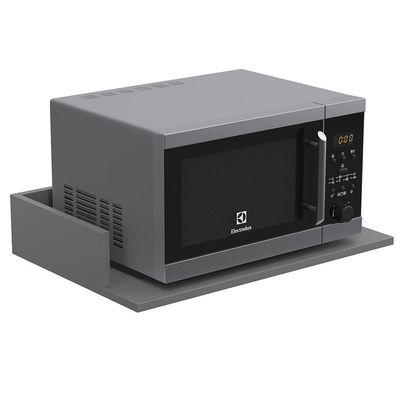 Suporte Suspenso Para Micro-ondas Forno 60x40 cm Class L03 Cinza - Lyam