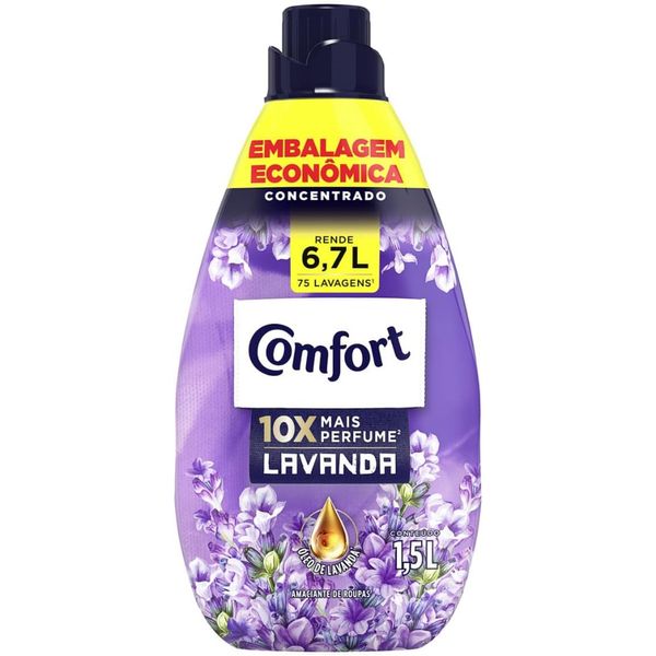 Amaciante de Roupas Comfort Concentrado Lavanda 1 5L