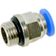 Conector Fluir 1/2 x 8 mm Rosca Macho
