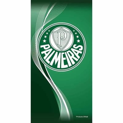 Toalha de Banho Time 70x140cm Palmeiras Brasao Bouton
