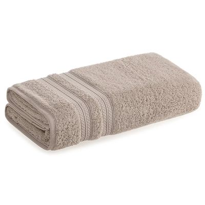 Toalha de Rosto Karsten Unika 100% Algodão Fio Penteado Titânio