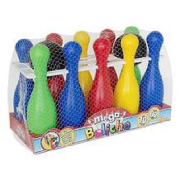 Jogo Mega Boliche Com 10 Pinos e 2 Bolas 3095 - Alligra