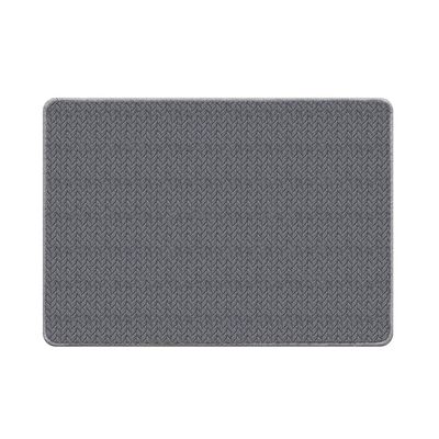 Tapete Jolitex Cristal 40x60cm Zinco Cinza