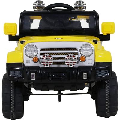 Jipe Elétrico Infantil Trilha 12V Amarelo Bel Único / 12V