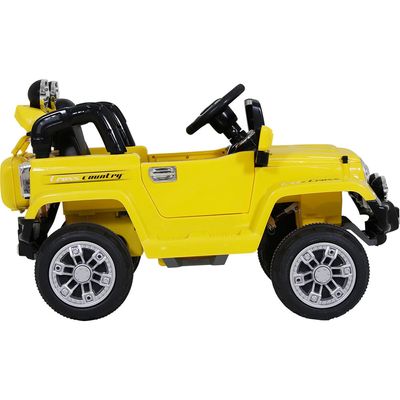 Jipe Elétrico Infantil Trilha 12V Amarelo Bel Único / 12V