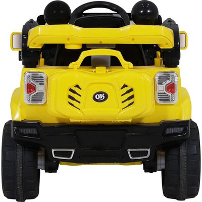 Jipe Elétrico Infantil Trilha 12V Amarelo Bel Único / 12V