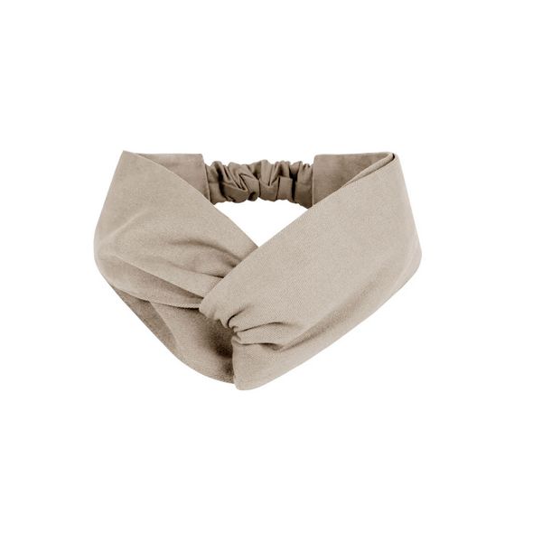 Faixa de Cabelo Bandana Bege Caqui Chef Cozinha Confeitaria SPA