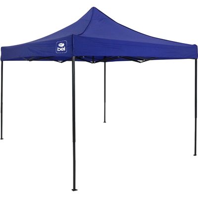 Tenda Gazebo Dobrável Pagoda 3m x 3m Oxford Azul Bel 3m x 3m