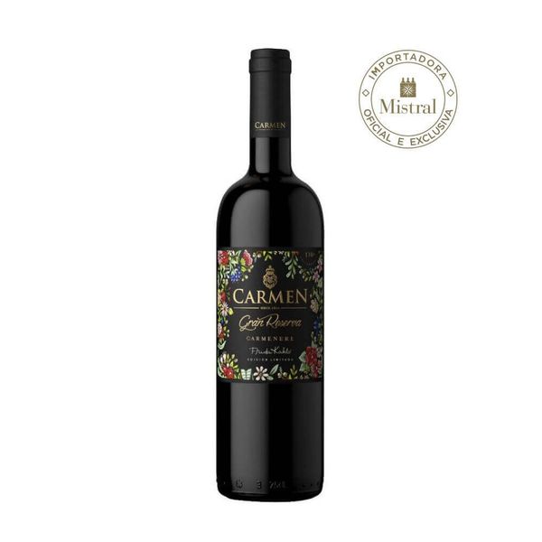 Vinho Carmen Frida Kahlo Gran Reserva Carménère 2021 (Viña Carmen) 750ml Vinho Carmen Frida Kahlo Gran Reserva Carménère 2021 (Viña Carmen) 750ml