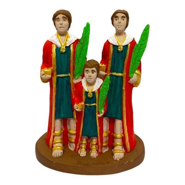 Imagem Cosme e Damião Colorido com Doum 8,5 cm