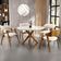 Kit 04 Cadeiras Para Sala de Jantar e Estar Living Estofada Suran L02 Suede Bege - Lyam