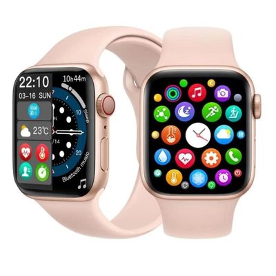 Relogio Digital Mini Smartwatch Gs8 Watch 8 Tamanho 41mm Rosa