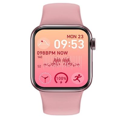 Relogio Digital Mini Smartwatch Gs8 Watch 8 Tamanho 41mm Rosa