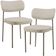 Kit 02 Cadeiras Para Sala De Jantar Melina Base Arena L02 Linho Bege - Lyam Decor