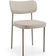 Cadeira Decorativa Sala De Jantar Melina Base Arena L02 Linho Bege - Lyam Decor