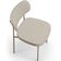 Cadeira Decorativa Sala De Jantar Melina Base Arena L02 Linho Bege - Lyam Decor