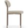 Cadeira Decorativa Sala De Jantar Melina Base Arena L02 Linho Bege - Lyam Decor