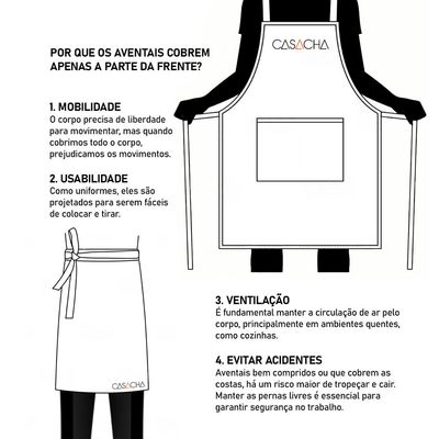 Avental Verde Cintura Algodao Cafeteria Bar Vegano SPA 2un