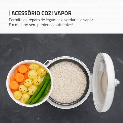 Panela De Arroz Bianca Rice 5 Mondial Branco 400W NPE-05-5X 110