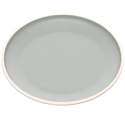 Prato Raso de Melamina Class Cinza 27cm Wolff Servir Refeição Avulso Cozinha