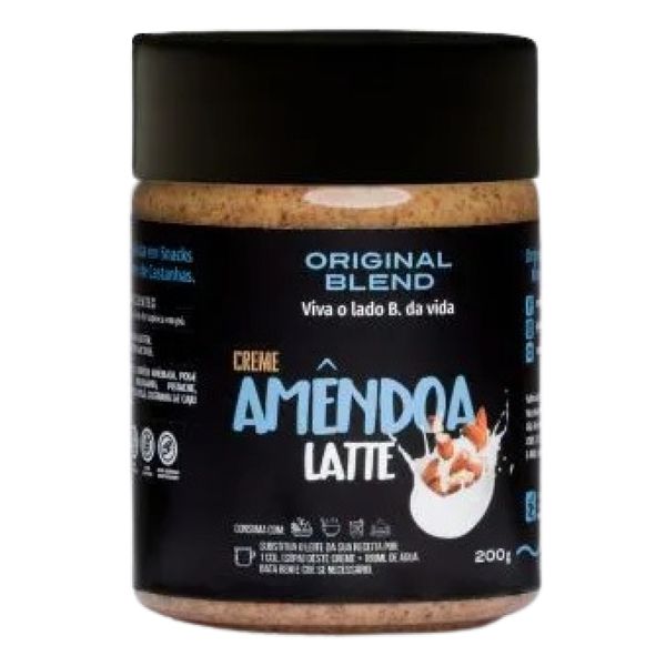 Pasta de Amêndoa Latte Vegano Original Blend 200g