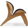 Kit 2 Poltronas Decorativa Orgânica Sala Living Kadosh L02 Couríssimo Preto Brilho - Lyam Decor