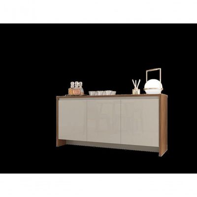Buffet Madrid 3 Portas C- Gaveteiro Cedro-off White