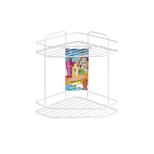 Cantoneira Dupla Arthi Emborrachado Branco