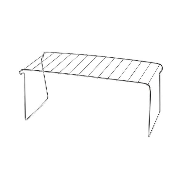 Prateleira de Metal Cromado Arthi Prata 35,7x18,2x14,2cm