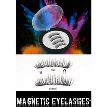Cilios Magneticos Postiços 3d Natural Imã Olho Inteiro !!