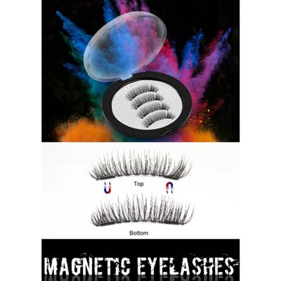 Cilios Magneticos Postiços 3d Natural Imã Olho Inteiro !!