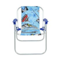 Cadeira Infantil em Alumínio Hot Wheels Azul Bel