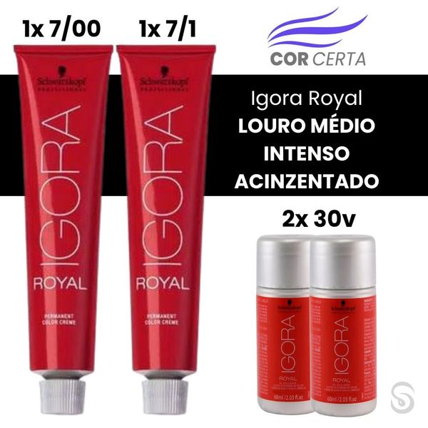 Igora Royal LOURO MÉDIO INTENSO ACINZENTADO Igora Royal LOURO MÉDIO INTENSO ACINZENTADO