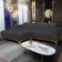 Sofá 5 Lugares com Chaise Esquerdo Sala de Estar Molino 300cm D02 Linho Chumbo D-465 - Lyam Decor