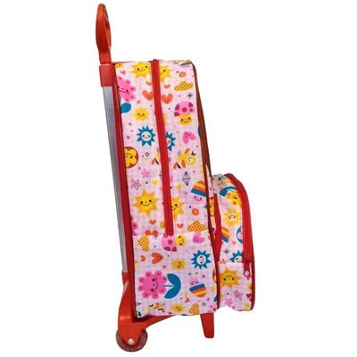 Mochila Escolar com Rodinha - Boneca - Vermelho - OD-MEBO - Ó Design