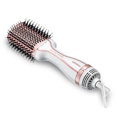 Escova Secadora Mondial Es-50 Branco rose Gold Bivolt