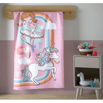 Toalha Banho Infantil Felpudo 70x115cm Dohler Game