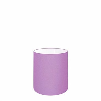 Cúpula Abajur E Luminária Cilíndrica Vivare Cp-7001 ø13x15cm - Bocal Nacional Lilás