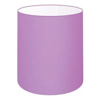 Cúpula Abajur E Luminária Cilíndrica Vivare Cp-7001 ø13x15cm - Bocal Nacional Lilás